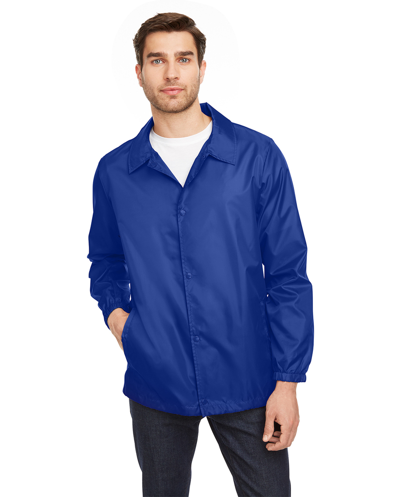 Team 365 TT75 Adult Zone Protect Coaches Jacket Front Fullsize"