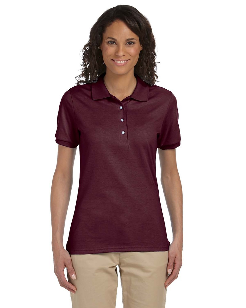 jerzees 437w ladies' 5.6 oz. spotshield™ jersey polo Front Fullsize