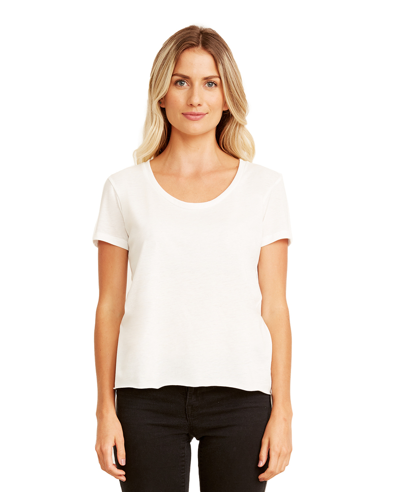 next level 5030 women's festival scoop neck t-shirt Front Fullsize