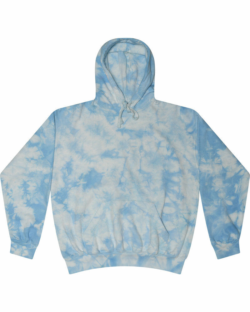 tie-dye 8790y youth unisex crystal wash pullover hooded sweatshirt Front Fullsize