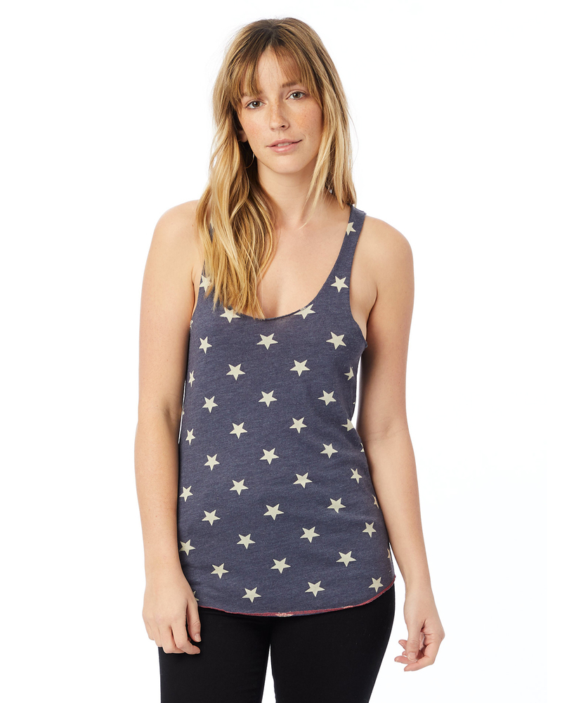 Alternative AA1927P Women's Meegs Eco-Jersey ™ Racer Tank Front Fullsize"