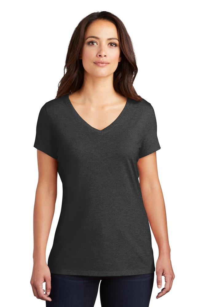 District DM1350L Women's Perfect Tri ® V-Neck Tee Front Fullsize"