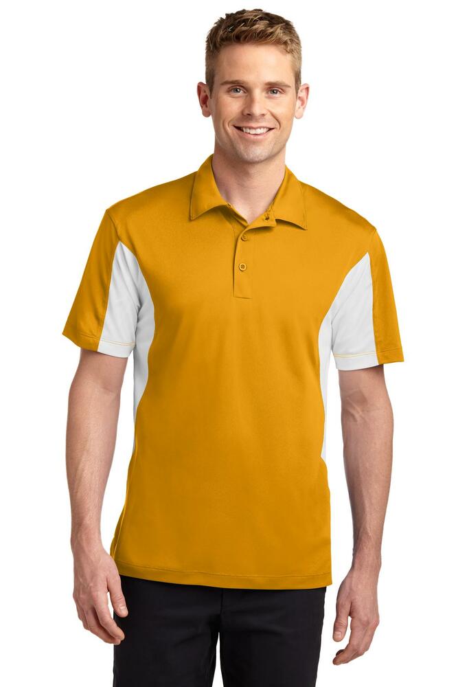 sport-tek st655 side blocked micropique sport-wick ® polo Front Fullsize