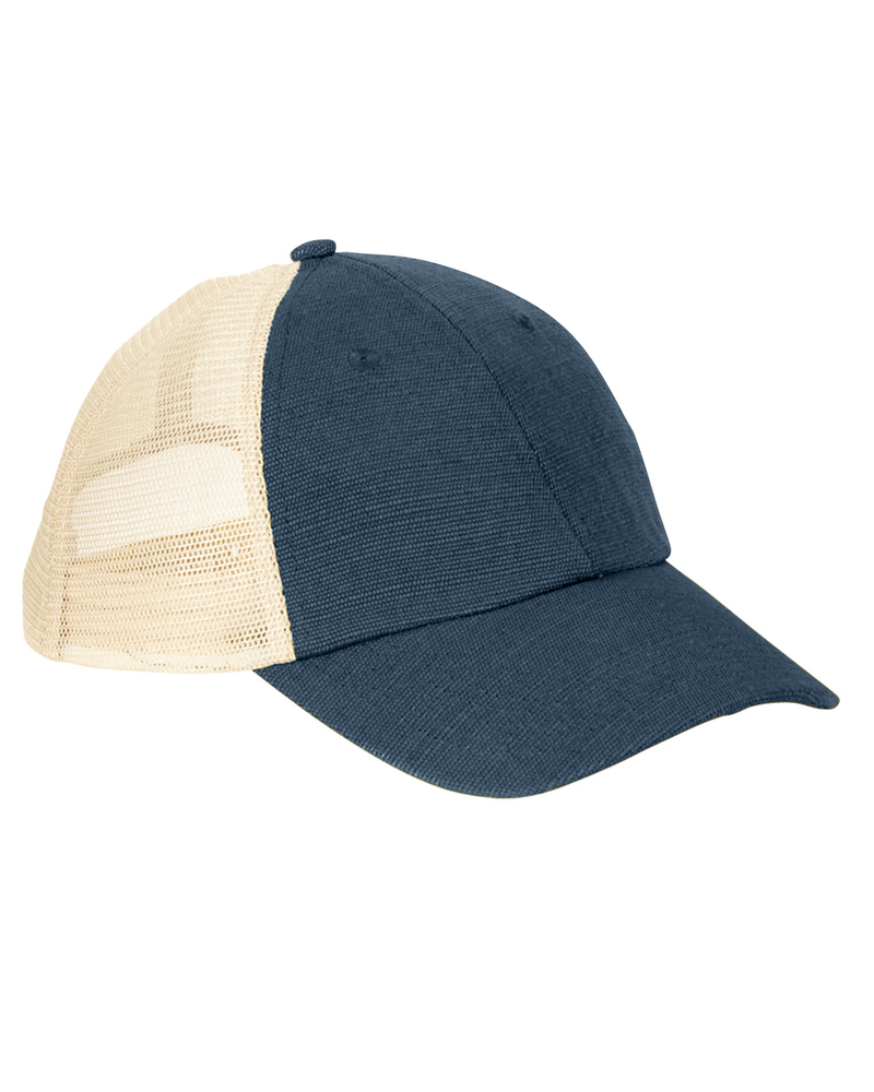 econscious EC7095 Hemp Washed Soft Mesh Trucker Front Fullsize"