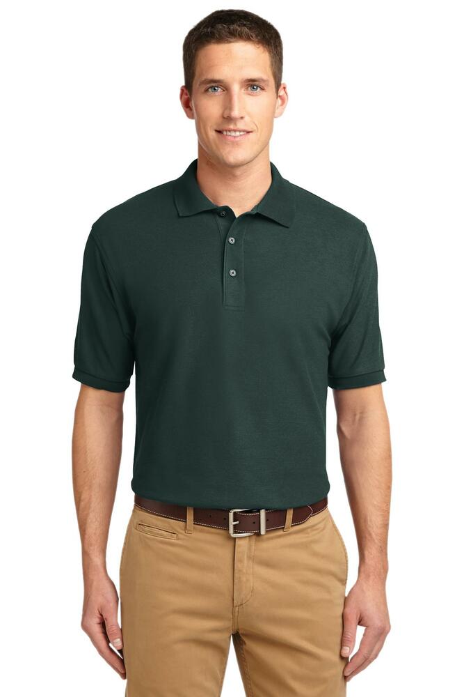Port Authority TLK500 Tall Silk Touch™ Polo Front Fullsize"