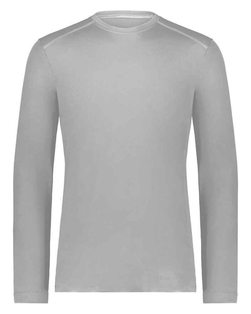 holloway 222138 adult essential long sleeve t-shirt powered by coolcore Front Fullsize