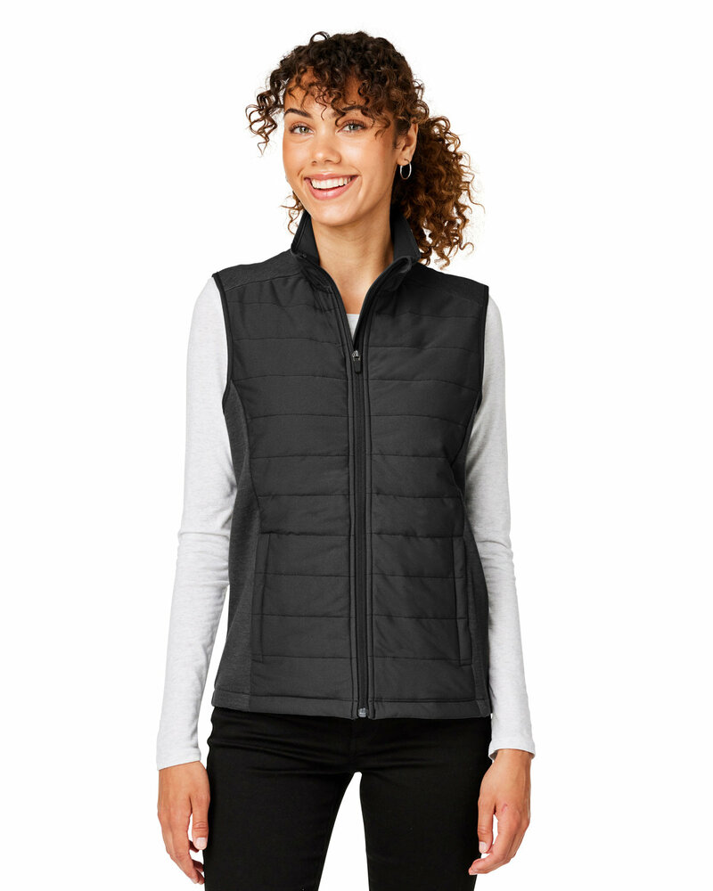 devon & jones dg706w ladies' new classics™ charleston hybrid vest Front Fullsize