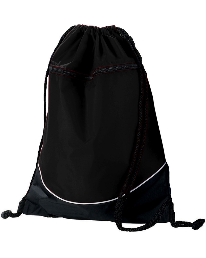 Augusta Sportswear 1920 Tri-Color Drawstring Backpack Front Fullsize"