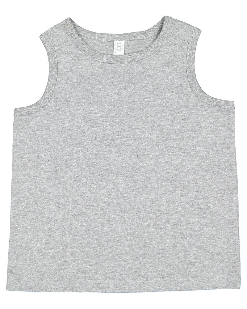 rabbit skins rs3323 toddler unisex tank Front Fullsize