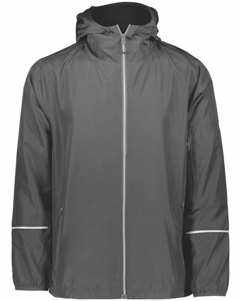holloway 229582 men's packable full-zip jacket Front Fullsize
