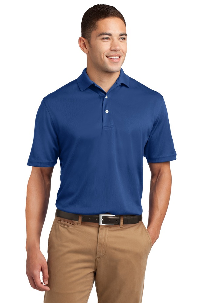 Sport-Tek TK469 Tall Dri-Mesh ® Polo Front Fullsize"