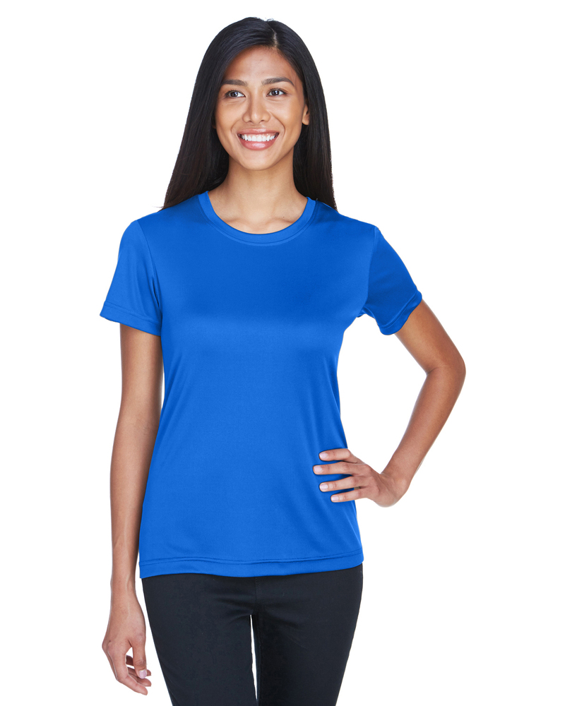UltraClub 8620L Ladies' Cool & Dry Basic Performance T-Shirt Front Fullsize"