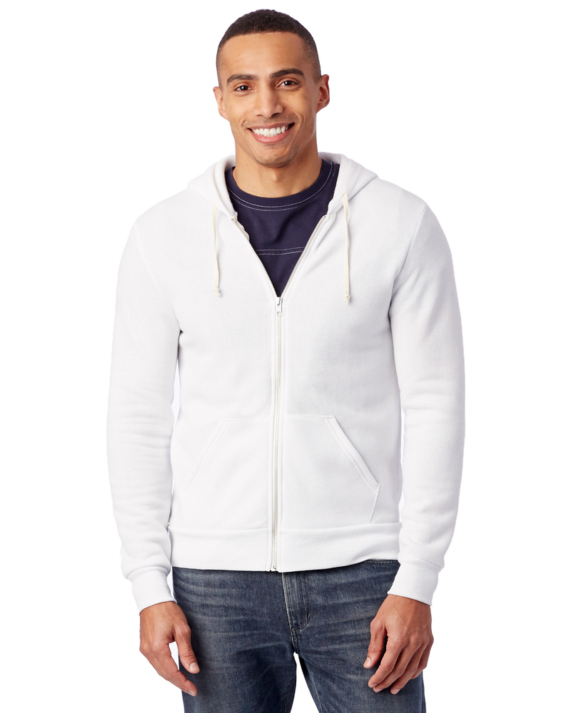 alternative aa9590 rocky eco ™ -fleece zip hoodie Front Fullsize