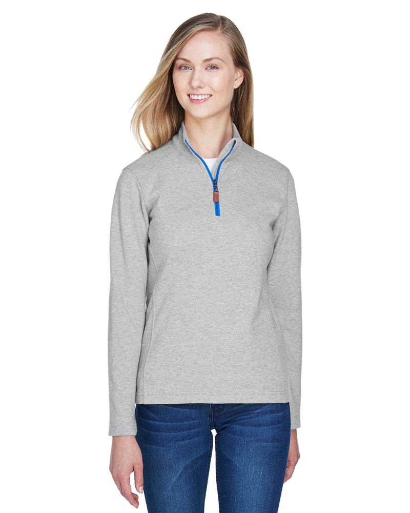 Devon & Jones DG479W Ladies' DRYTEC20™ Performance Quarter-Zip Front Fullsize"