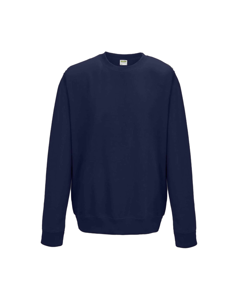 Just Hoods By AWDis JHA030 Adult Midweight College Crewneck Sweatshirt Front Fullsize"