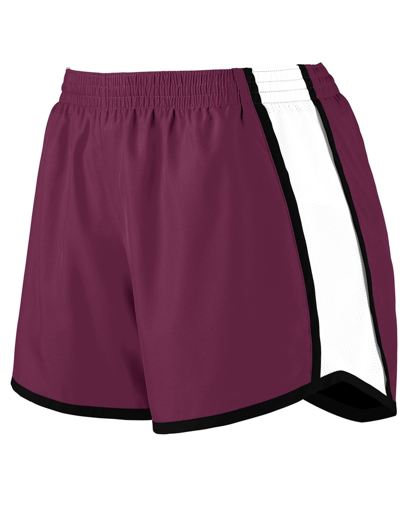 Augusta Sportswear 1265 Ladies Pulse Shorts Front Fullsize"