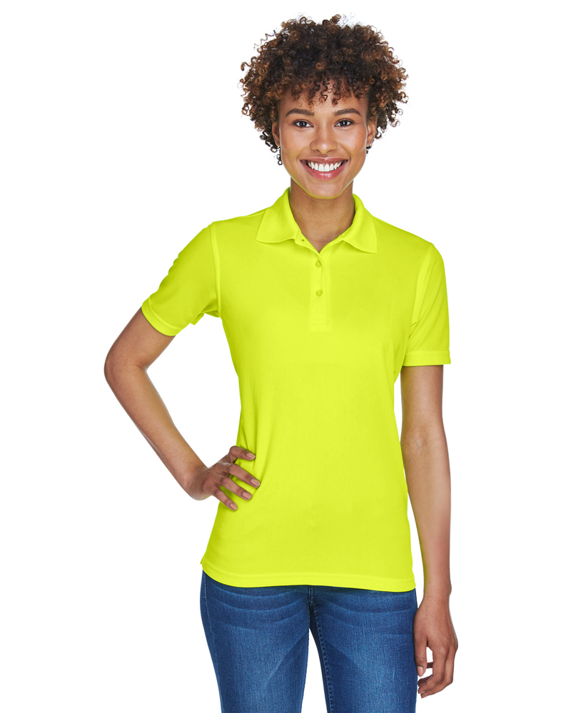 ultraclub 8210l ladies' cool & dry mesh piqué polo Front Fullsize