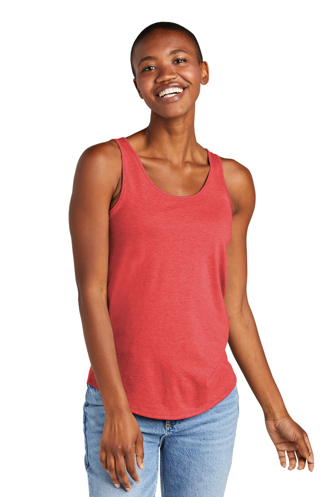 District DT151 Women's Perfect Tri ® Relaxed Tank Front Fullsize"