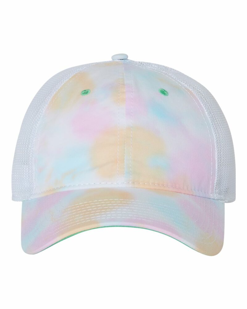 the game gb470 lido tie-dyed trucker cap Front Fullsize