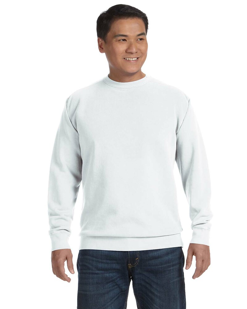 comfort colors 1566 adult crewneck sweatshirt Front Fullsize