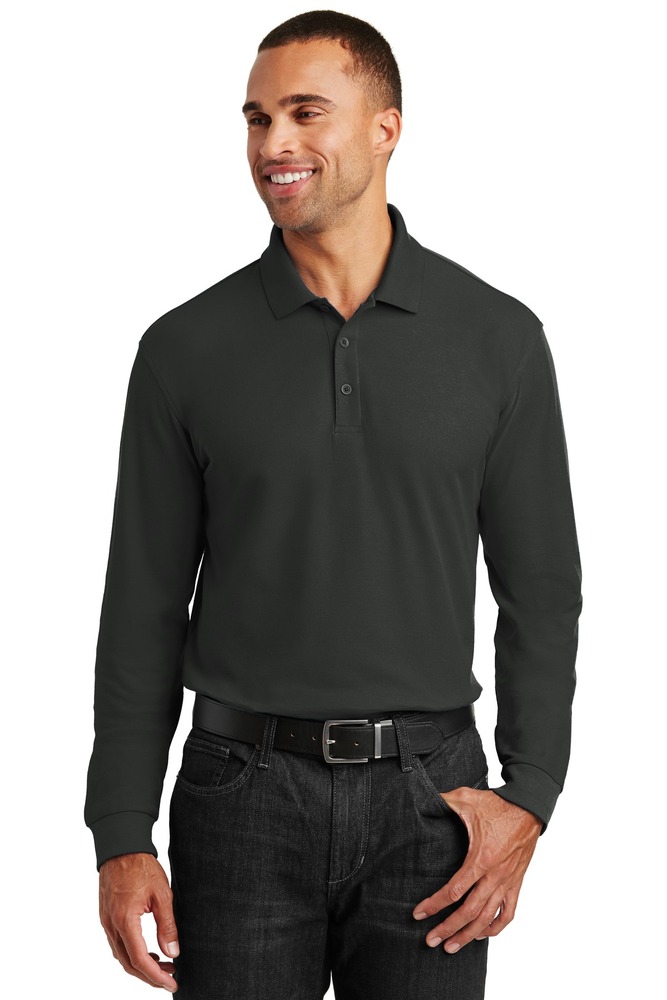 Port Authority K100LS | Long Sleeve Core Classic Pique Polo