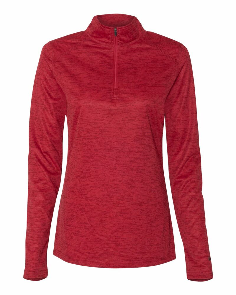 Badger Sport 4173 Tonal Blend Women's 1/4 Zip Front Fullsize"