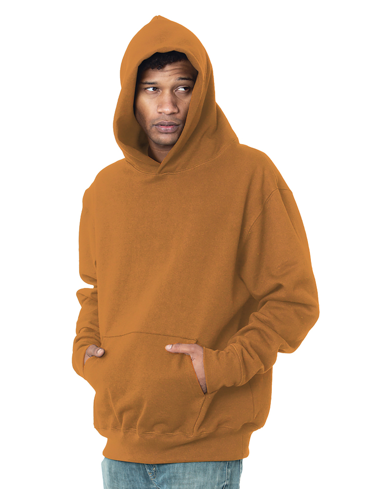bayside ba4000 adult super heavy hooded sweatshirt Front Fullsize