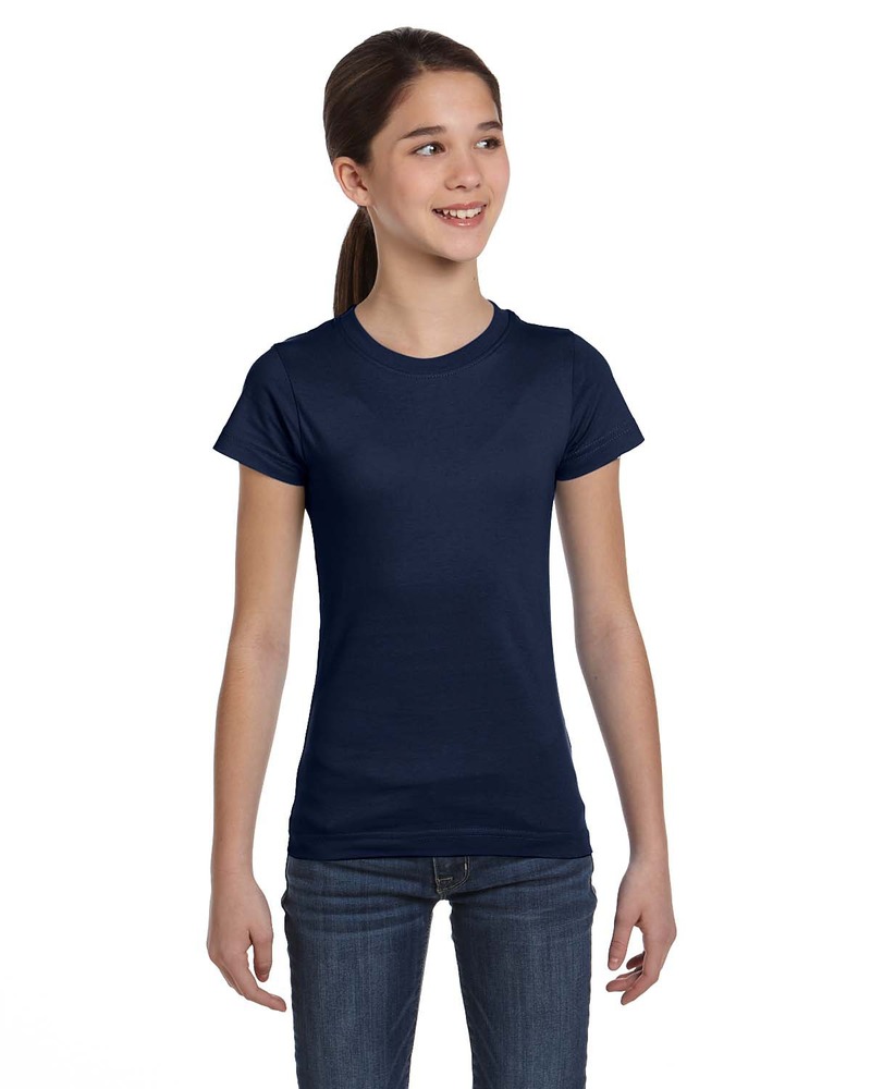 LAT 2616 Girls' Fine Jersey T-Shirt Front Fullsize"