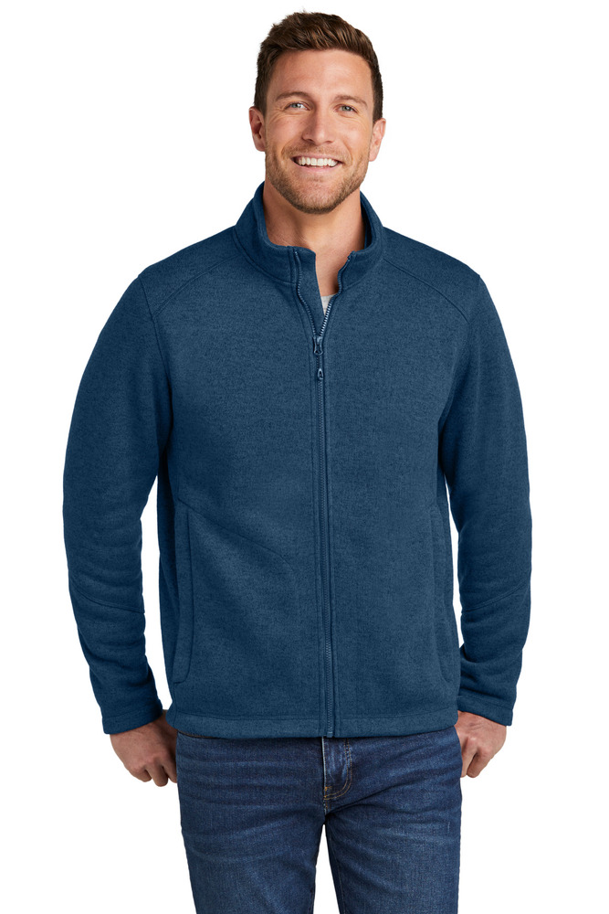 Port Authority F428 Arc Sweater Fleece Jacket Front Fullsize"