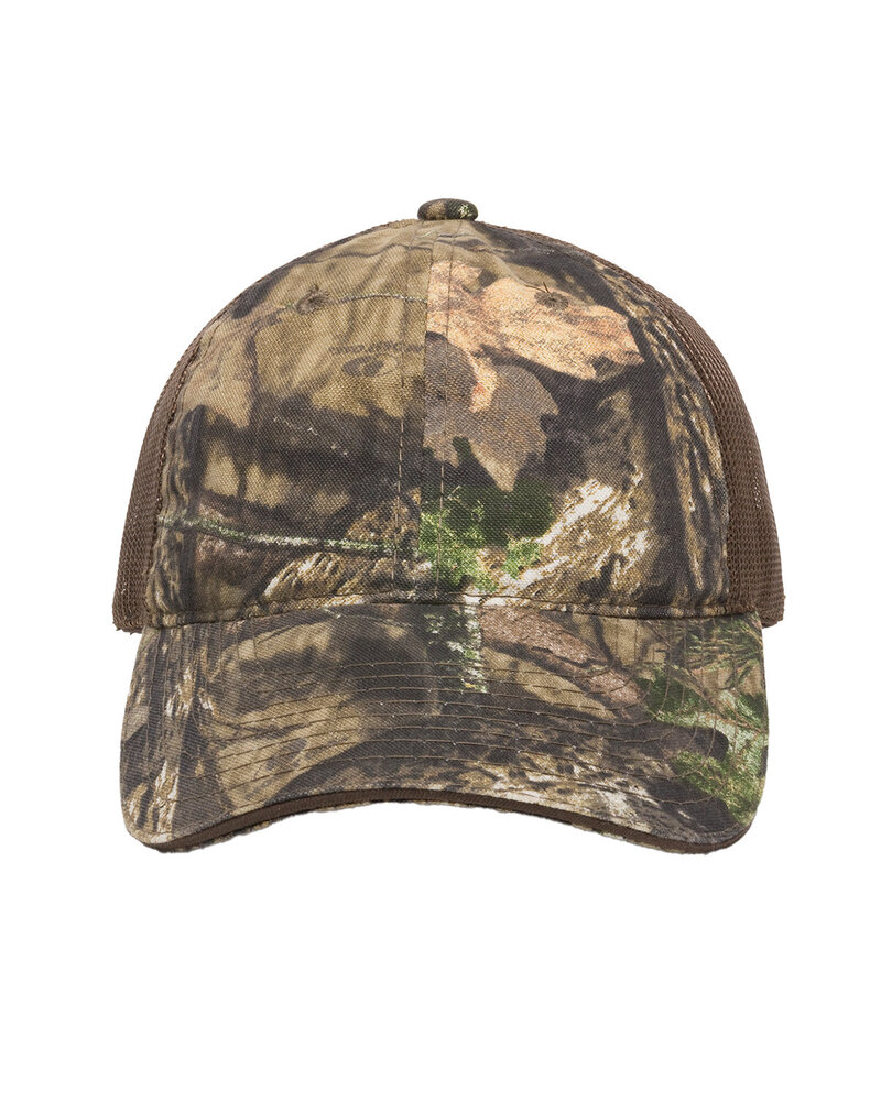 outdoor cap cgwm301 unstructured canvas camo cap Front Fullsize