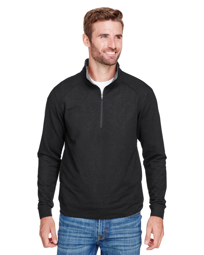 j america ja8434 adult omega stretch quarter-zip Front Fullsize