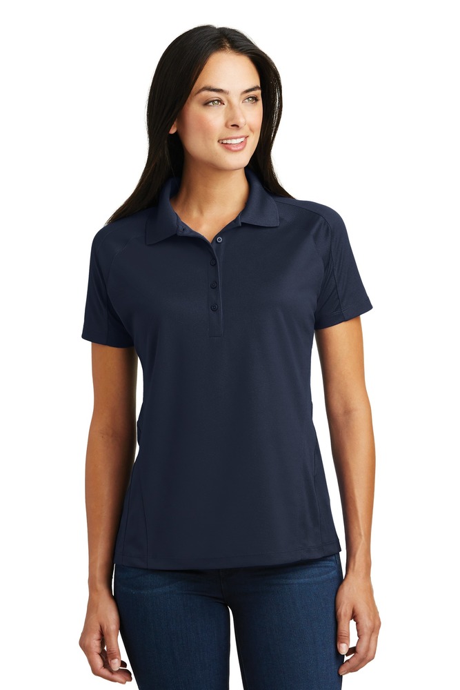 Sport-Tek L474 Ladies Dri-Mesh ® Pro Polo Front Fullsize"
