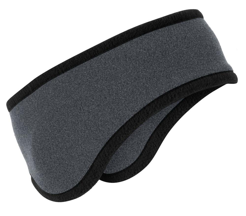 port authority c916 two-color fleece headband Front Fullsize