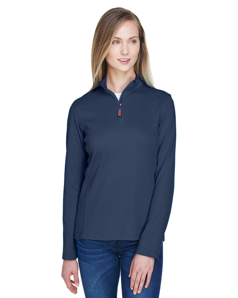 Devon & Jones DG479W Ladies' DRYTEC20™ Performance Quarter-Zip Front Fullsize"