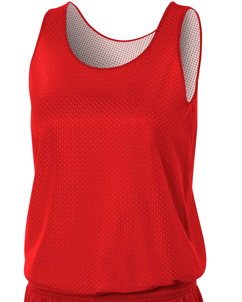 a4 nw1000 ladies' reversible mesh tank top Front Fullsize