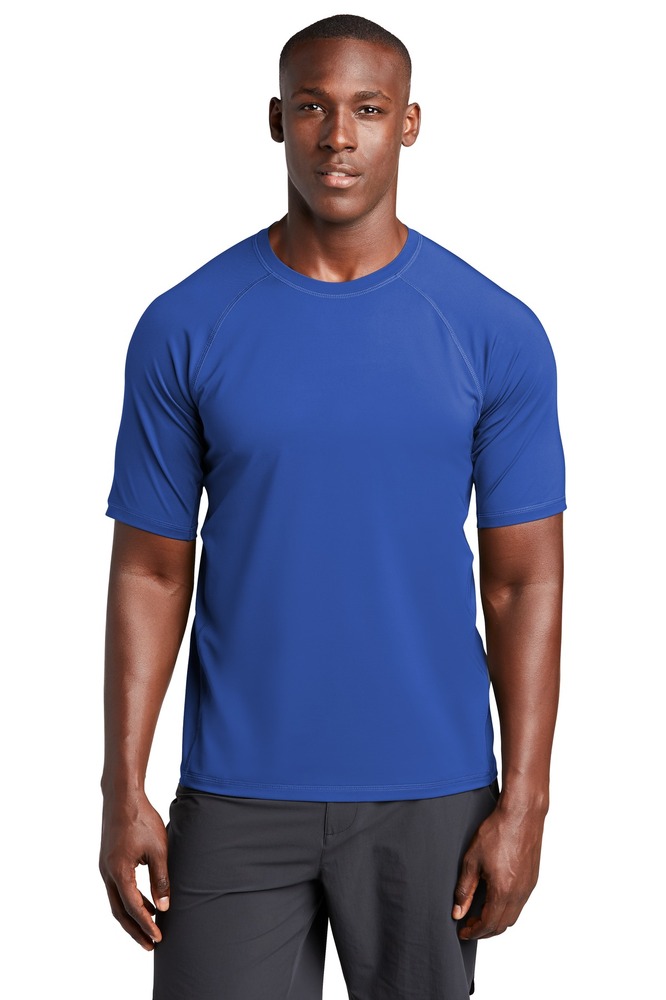 sport-tek st470 rashguard tee Front Fullsize