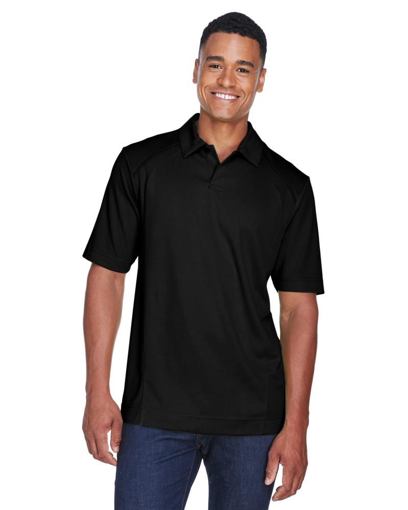 north end 88632 men's recycled polyester performance piqué polo Front Fullsize