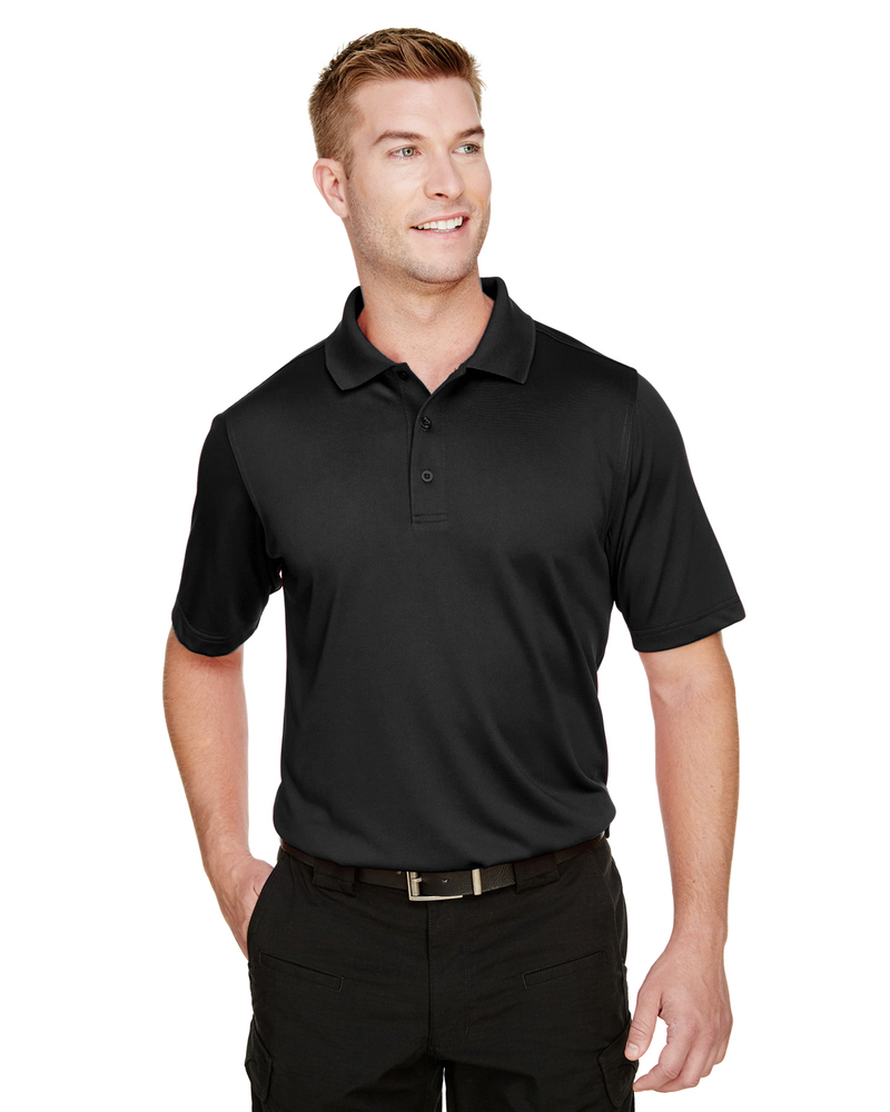 harriton m348 men's advantage snag protection plus il polo Front Fullsize