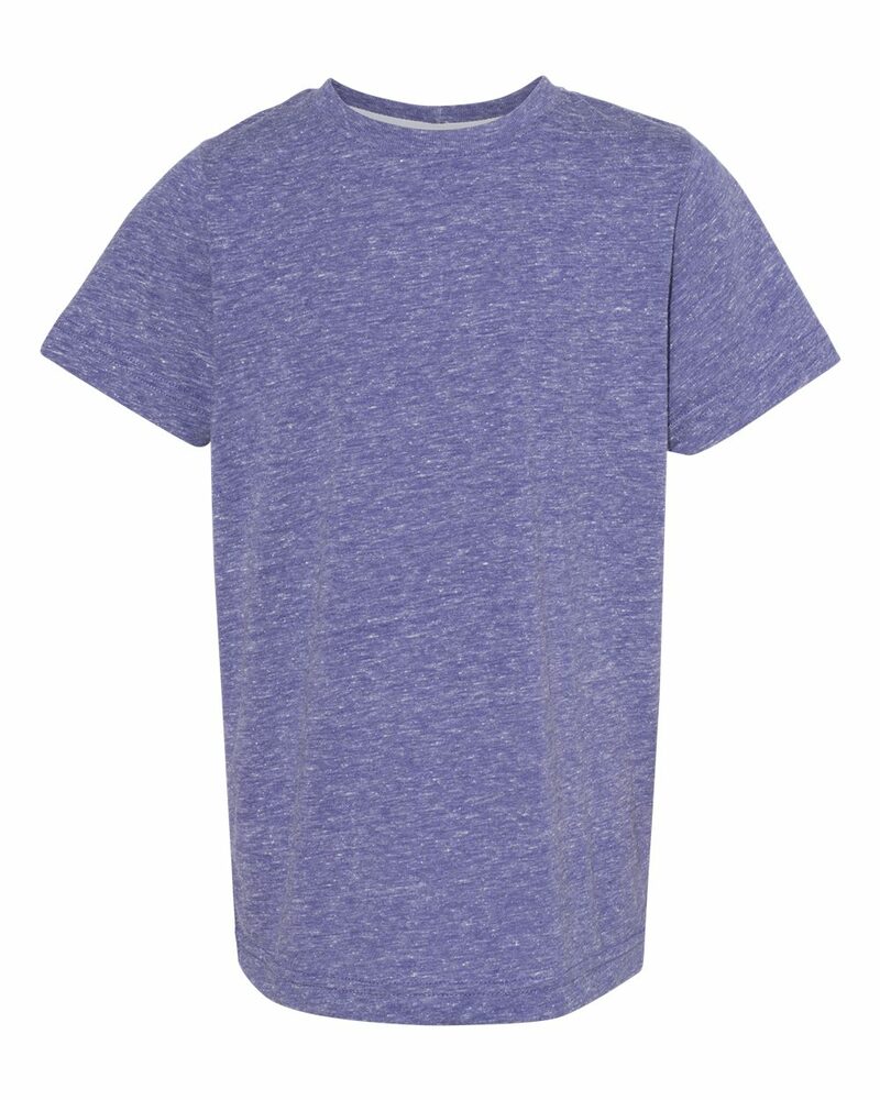 LAT 6191 Youth Harborside Mélange T-Shirt Front Fullsize"