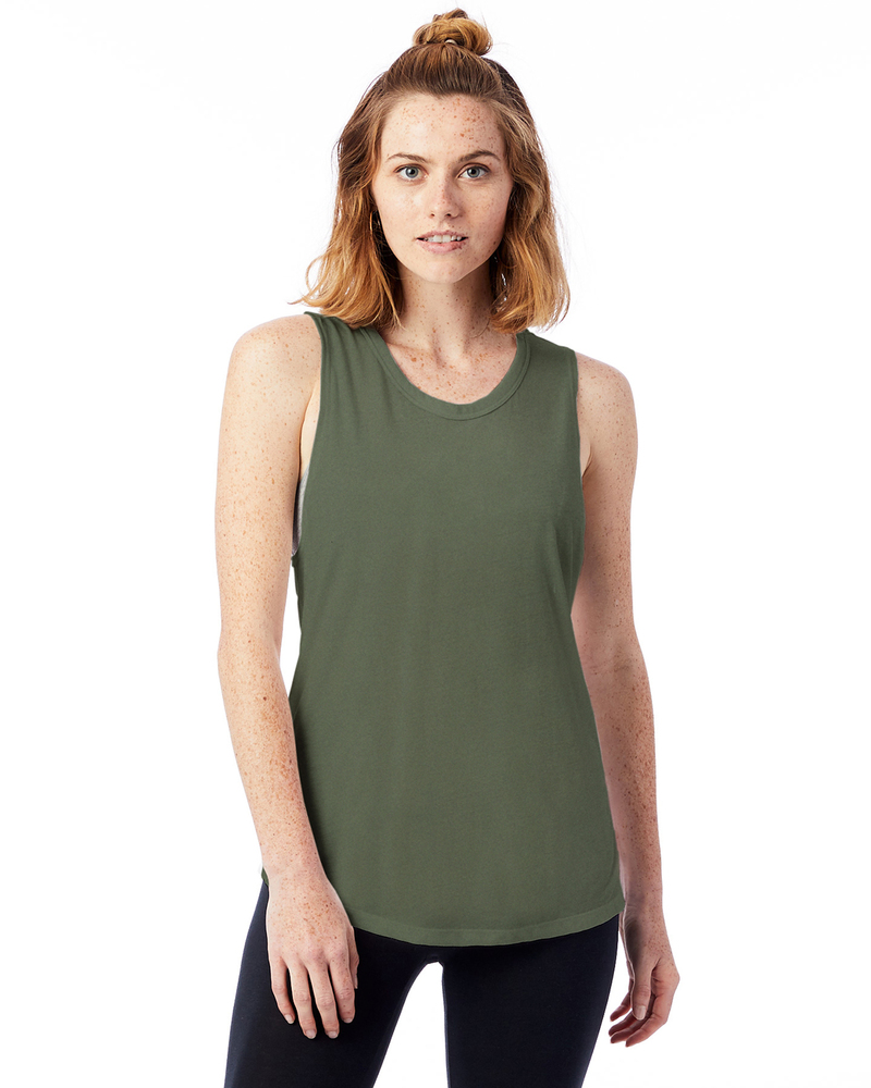 alternative 3095b2 ladies' slinky-jersey muscle tank Front Fullsize