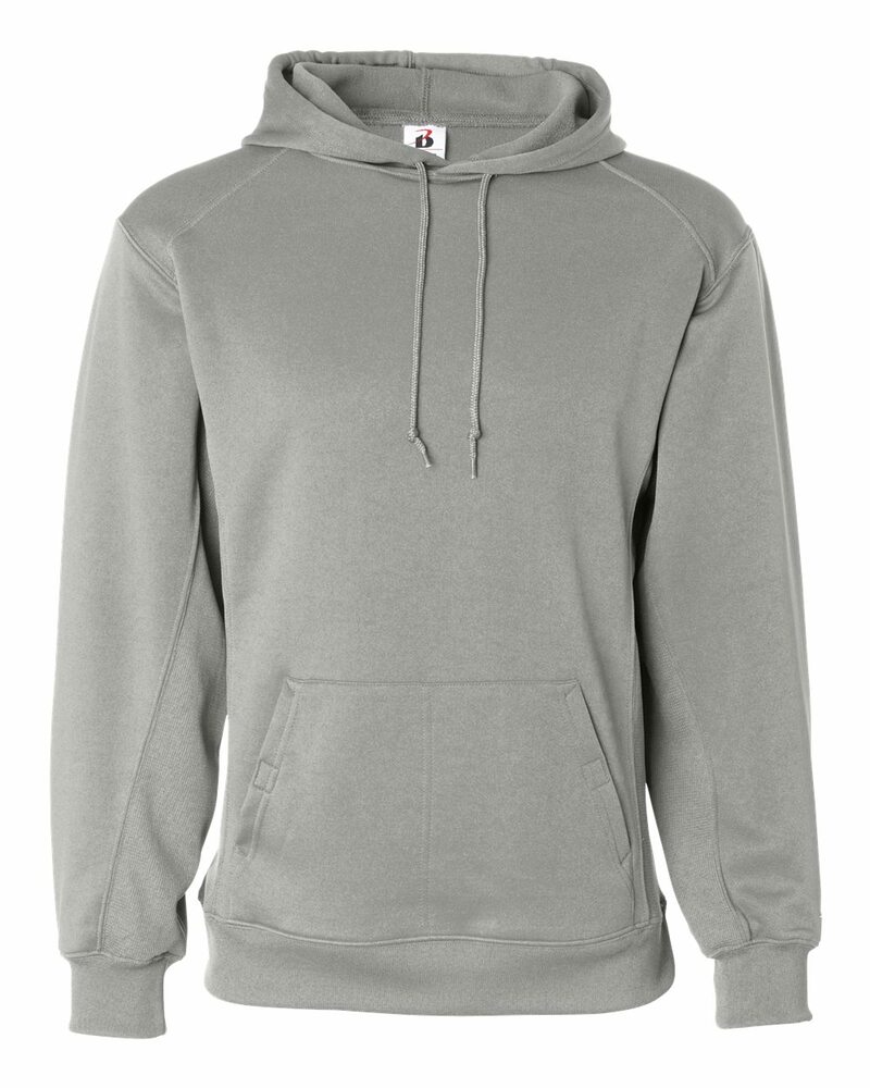 Badger Sport 1454 Perf. Fleece Hood Front Fullsize"