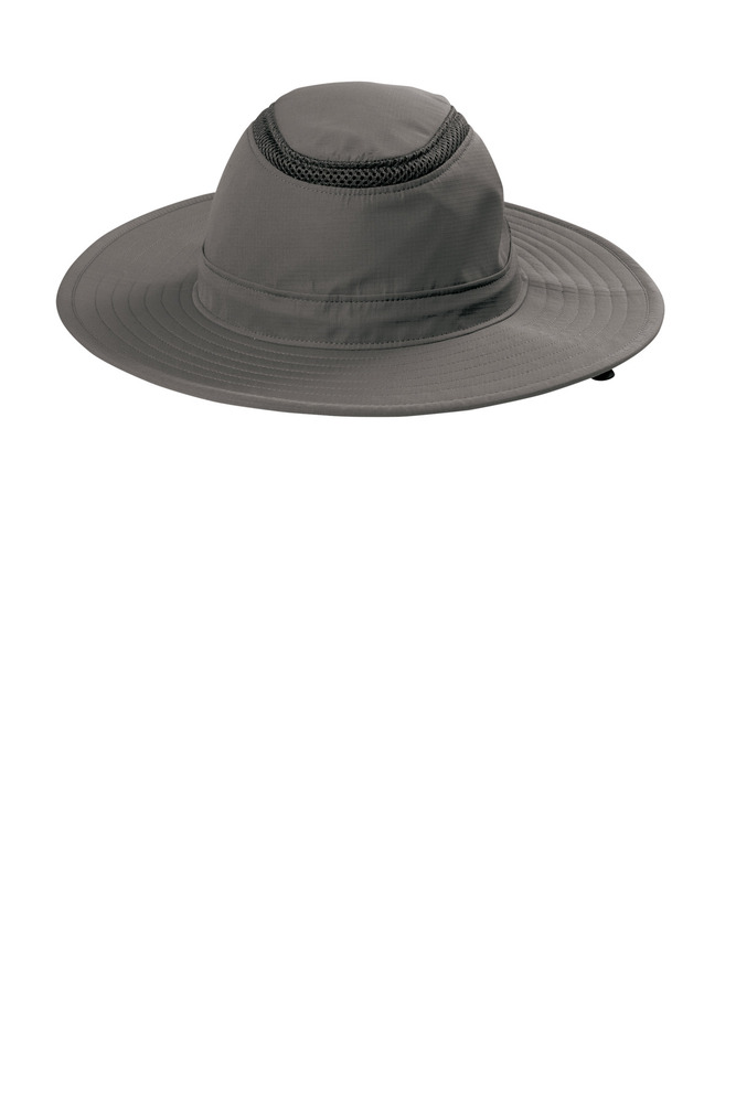 port authority c947 outdoor ventilated wide brim hat Front Fullsize