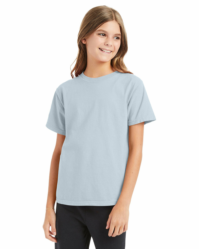 ComfortWash by Hanes GDH175 Youth Garment-Dyed T-Shirt Front Fullsize"