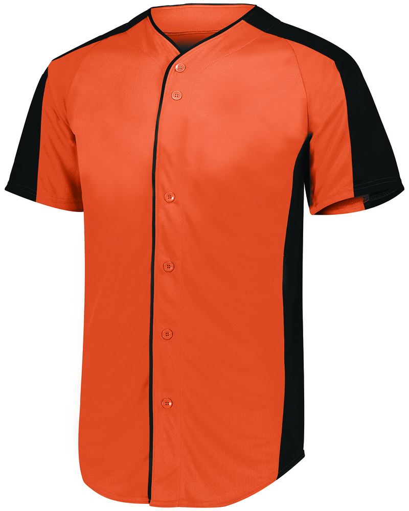 augusta sportswear 1656 youth full-button baseball jersey Front Fullsize