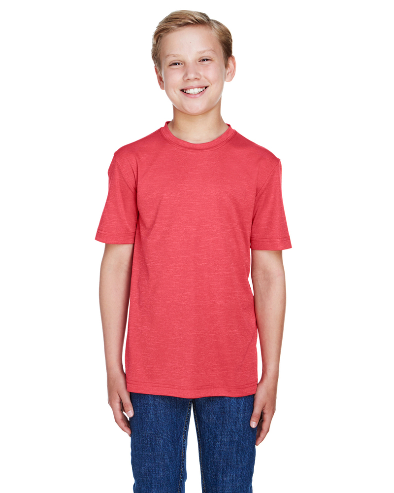 Team 365 TT11HY Youth Sonic Heather Performance T-Shirt Front Fullsize"