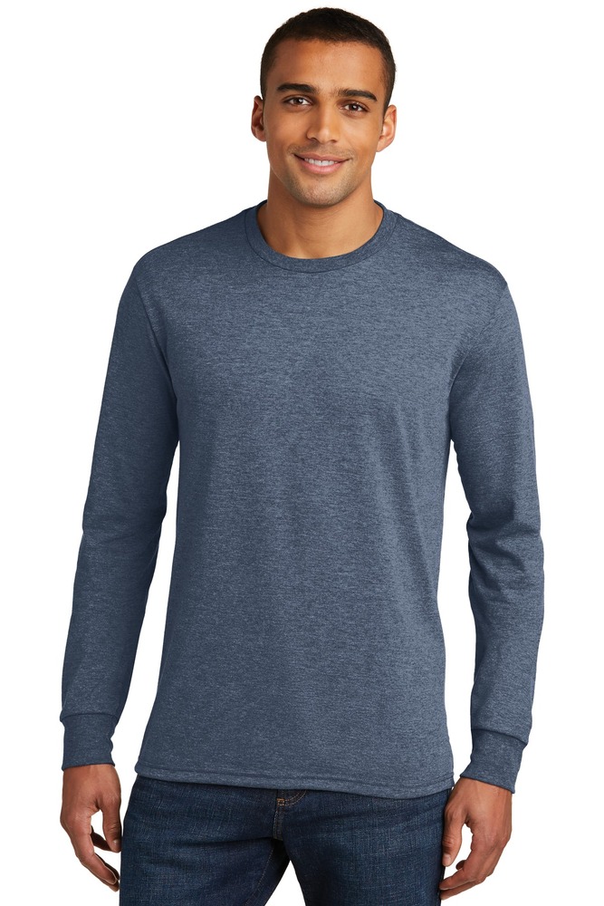 district dm132 perfect tri ® long sleeve tee Front Fullsize