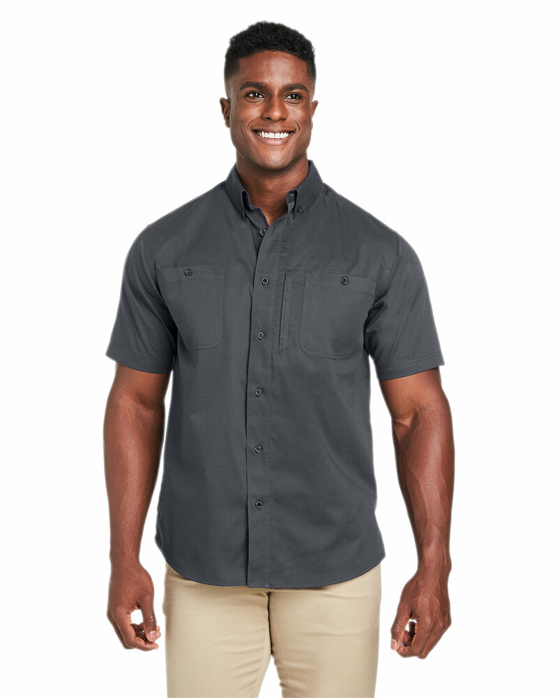 Harriton M585 | Men's Advantage IL Short-Sleeve Work Shirt | ShirtSpace