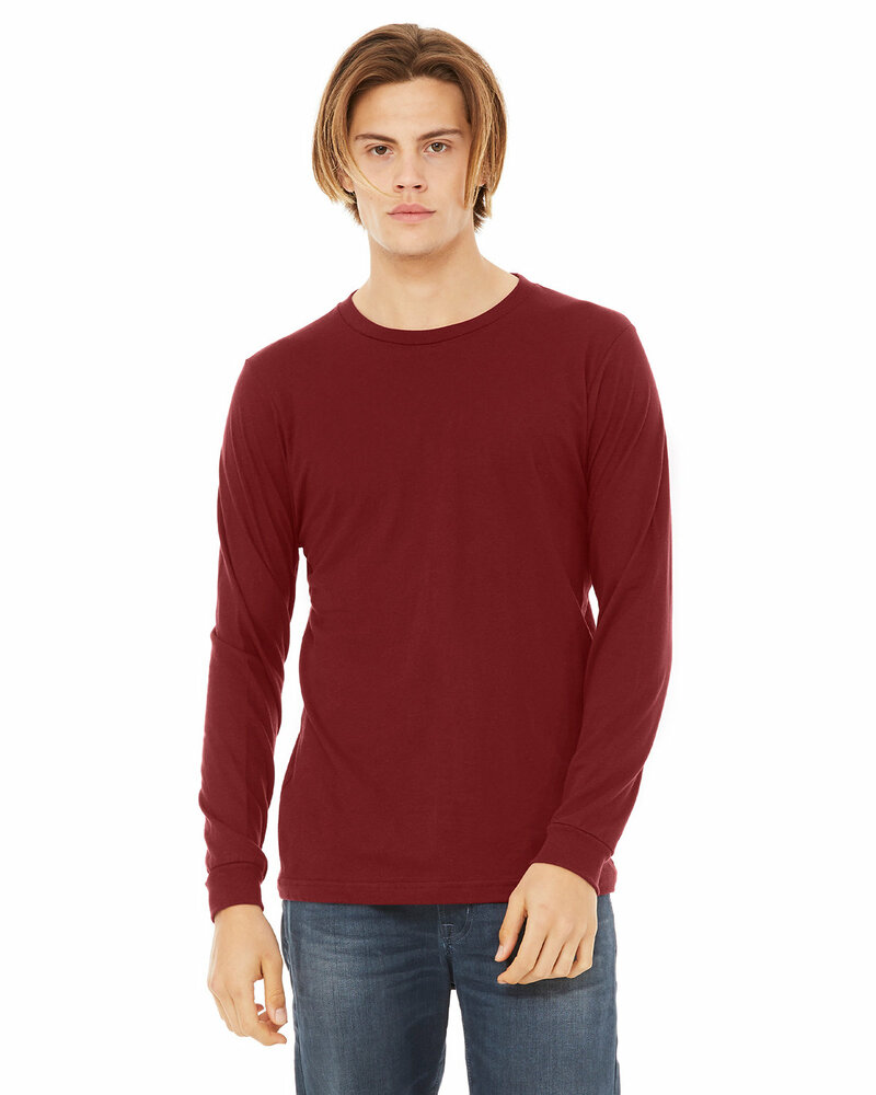 Bella + Canvas 3501 Unisex Jersey Long-Sleeve T-Shirt Front Fullsize"