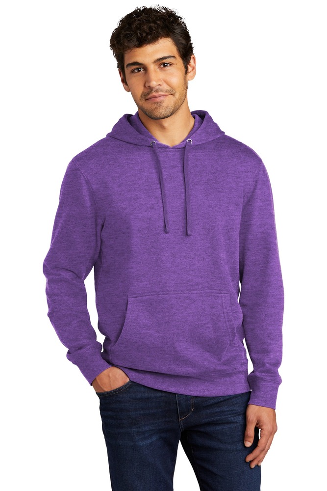 district dt6100 v.i.t. ™ fleece hoodie Front Fullsize