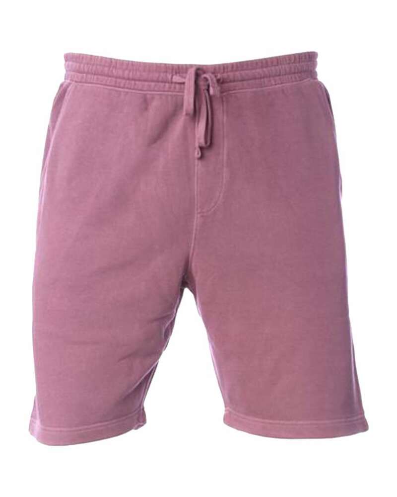 independent trading co. prm50stpd pigment-dyed fleece shorts Front Fullsize